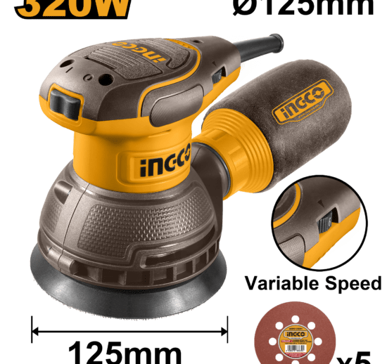 INGCO 320w 125mm Rotary Sander , RS3216
