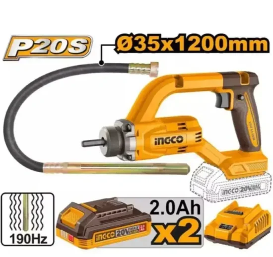 INGCO Cordless Concrete Vibrator CCVLI2025021